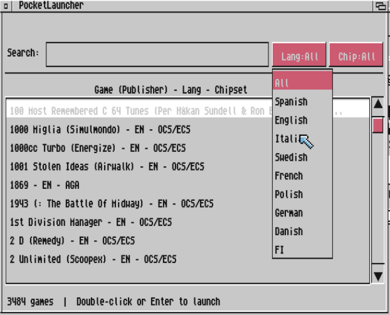 PocketLauncher screenshot 2